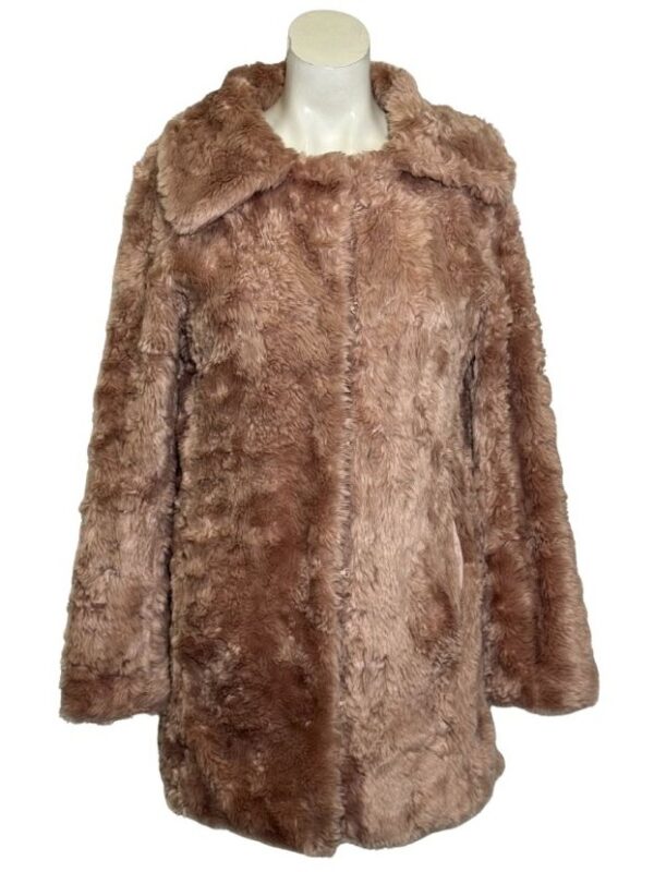 Rausvi dirbtinio kailio FOREVER21 kailiniai, S