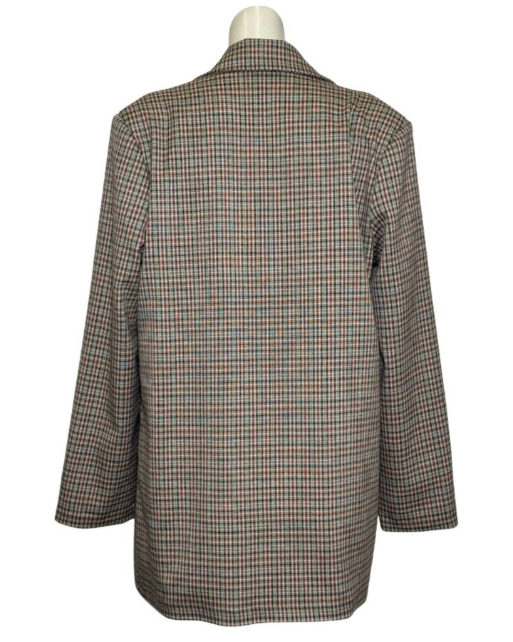 Įvairiaspalvis raštuotas NEW COLLECTION švarkas, L