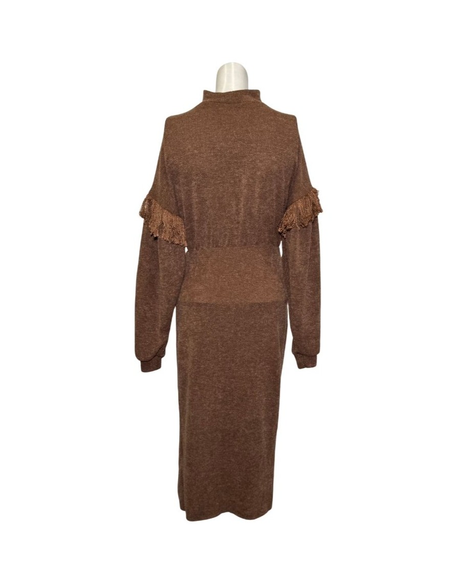 Ruda megzta SHEIN suknelė, S