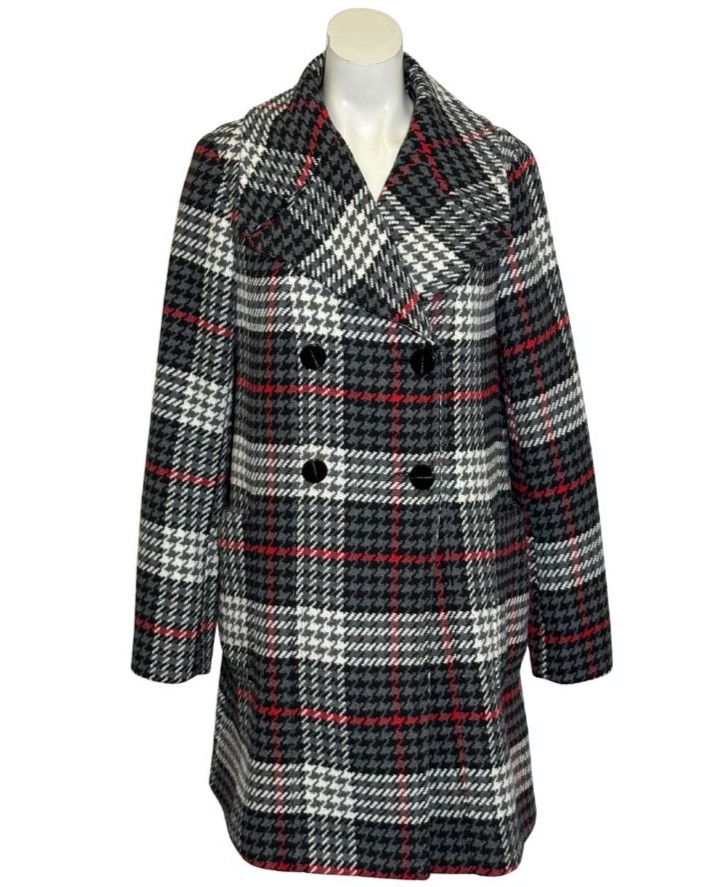 Margas vilnos mišinio DOROTHY PERKINS paltas, M