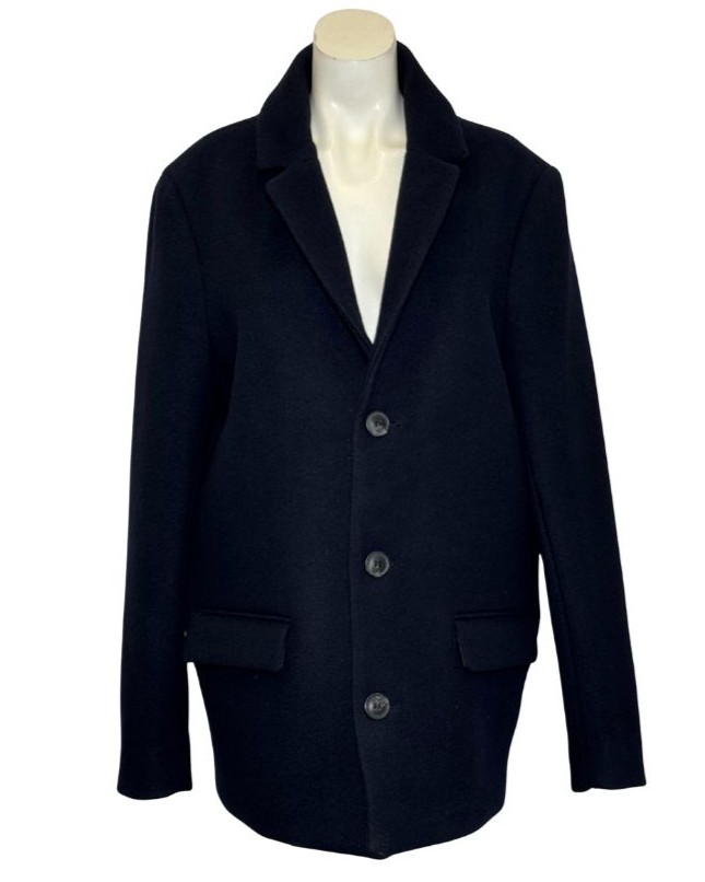 Mėlynas vilnos mišinio H&M paltas, XXL