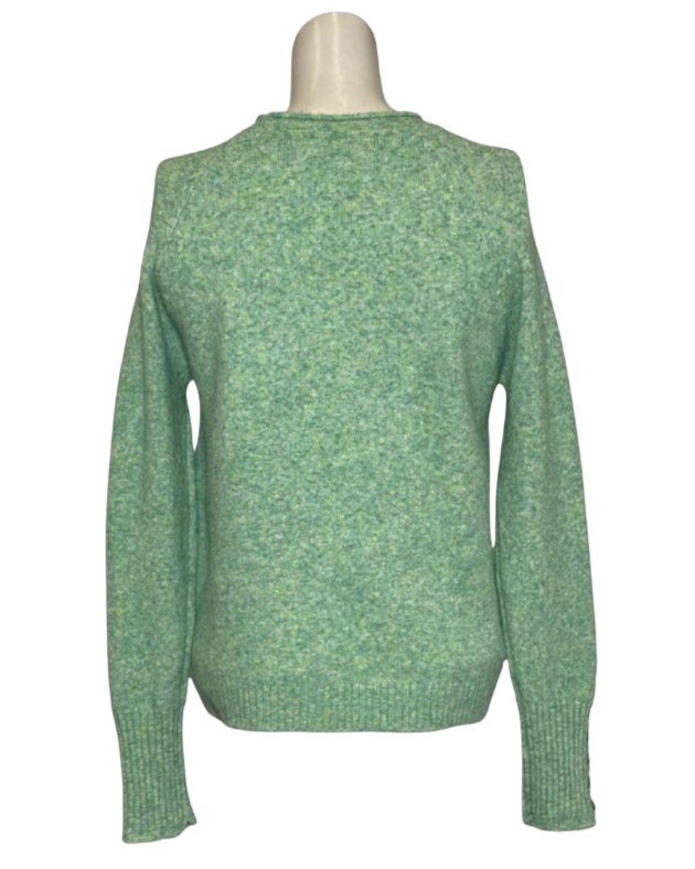 Žalias vilnos mišinio megztinis, L/XL