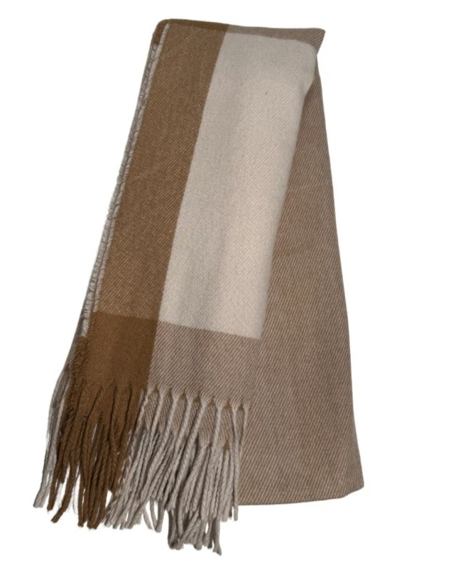 Smėlio spalvos šalikas