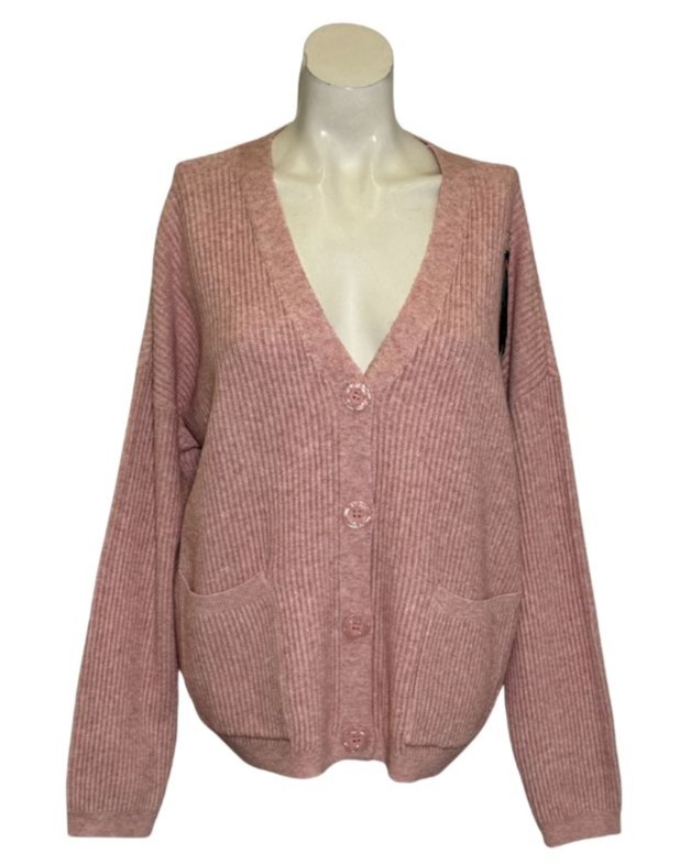 Šviesiai rožinis PALMA megztinis, L/XL