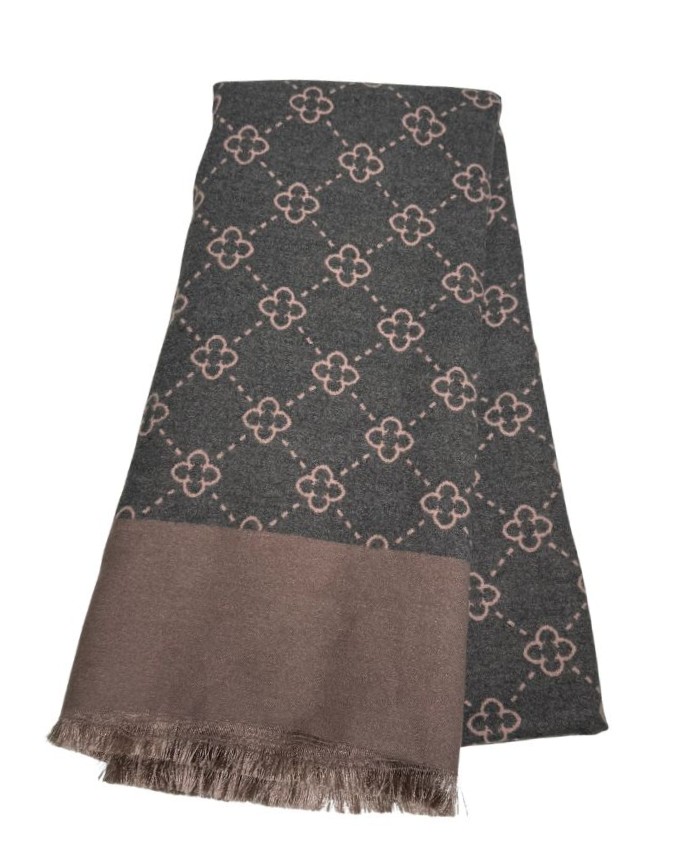 Įvairiaspalvis raštuotas šalikas