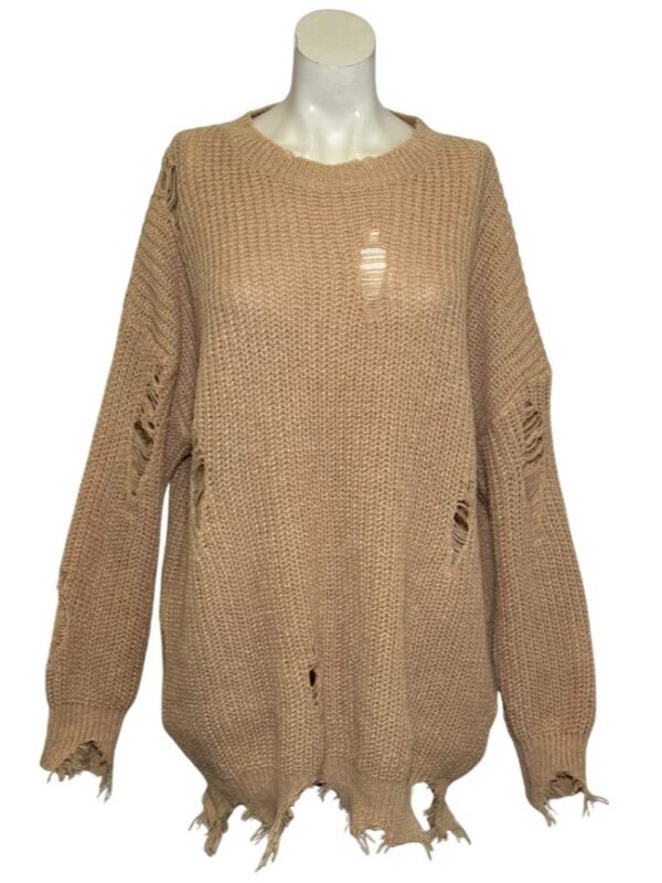 Smėlio spalvos SHEIN megztinis, M