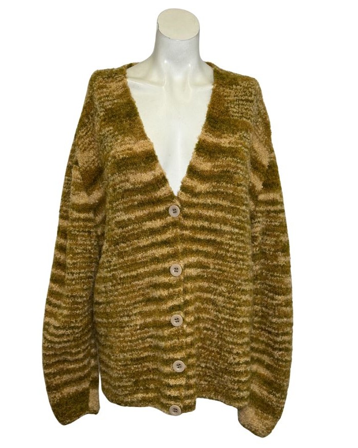 Rudos spalvos megztinis, XL/2XL