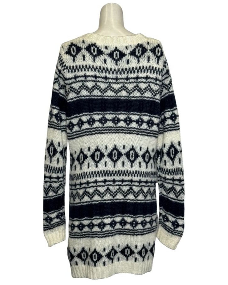 Raštuotas vilnos mišinio VERO MODA JEANS megztinis, L