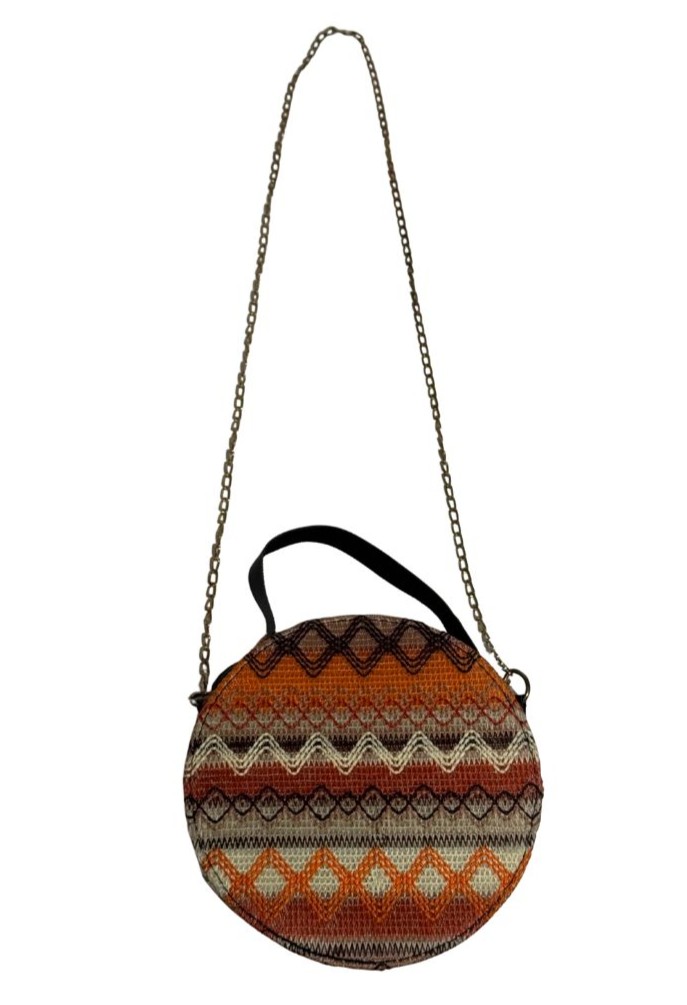 Įvairiaspalvė raštuota rankinė