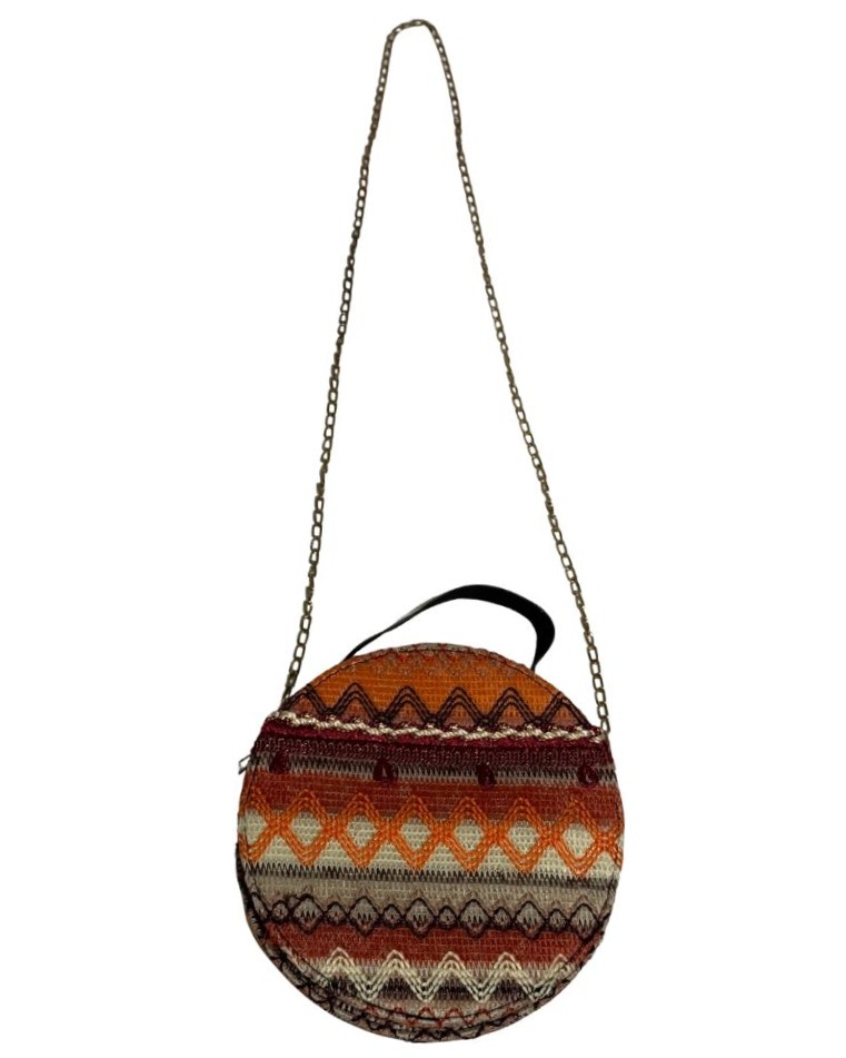 Įvairiaspalvė raštuota rankinė