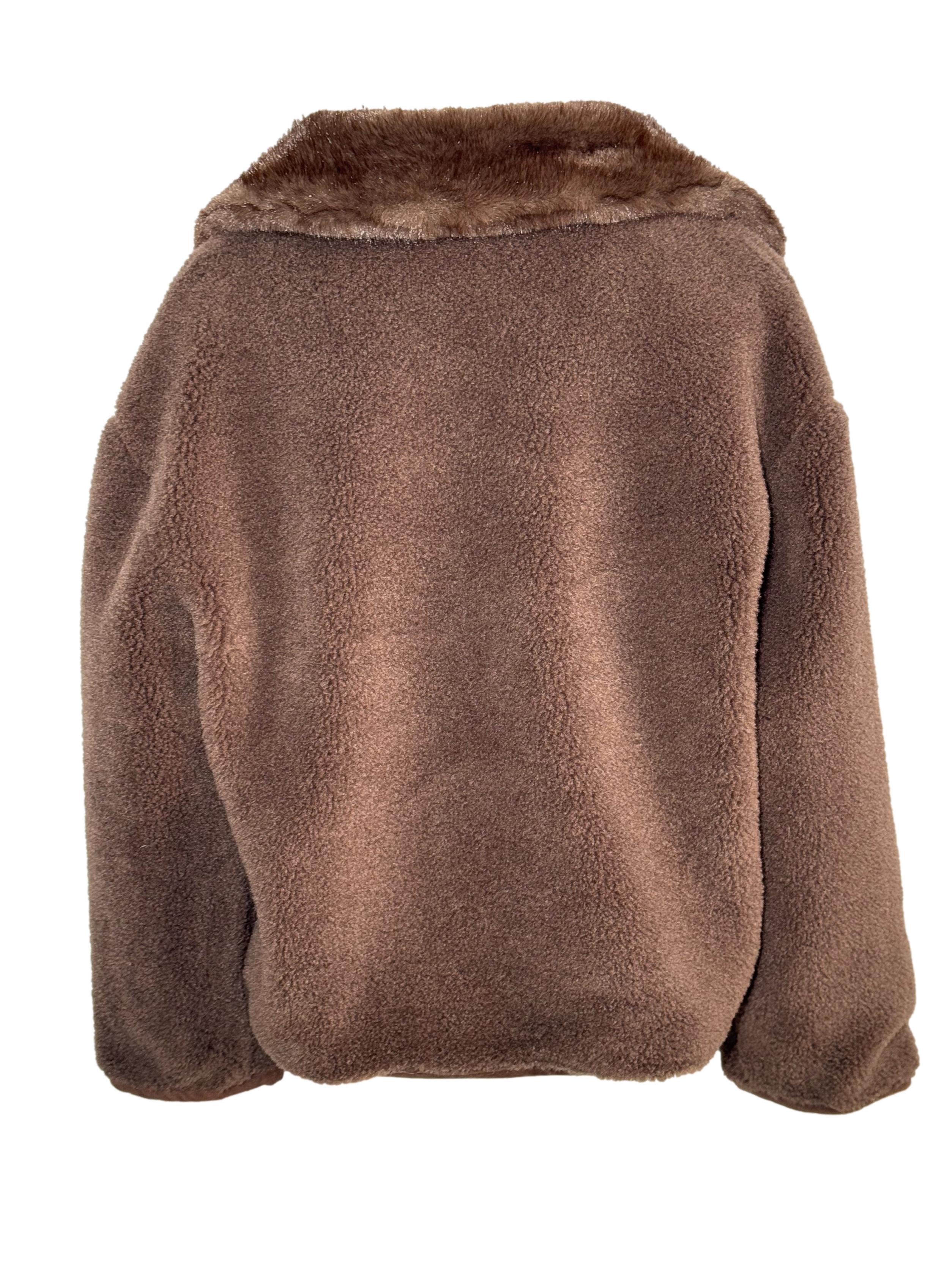 Ruda dirbtinio kailio DE ROYAL striukė, XL