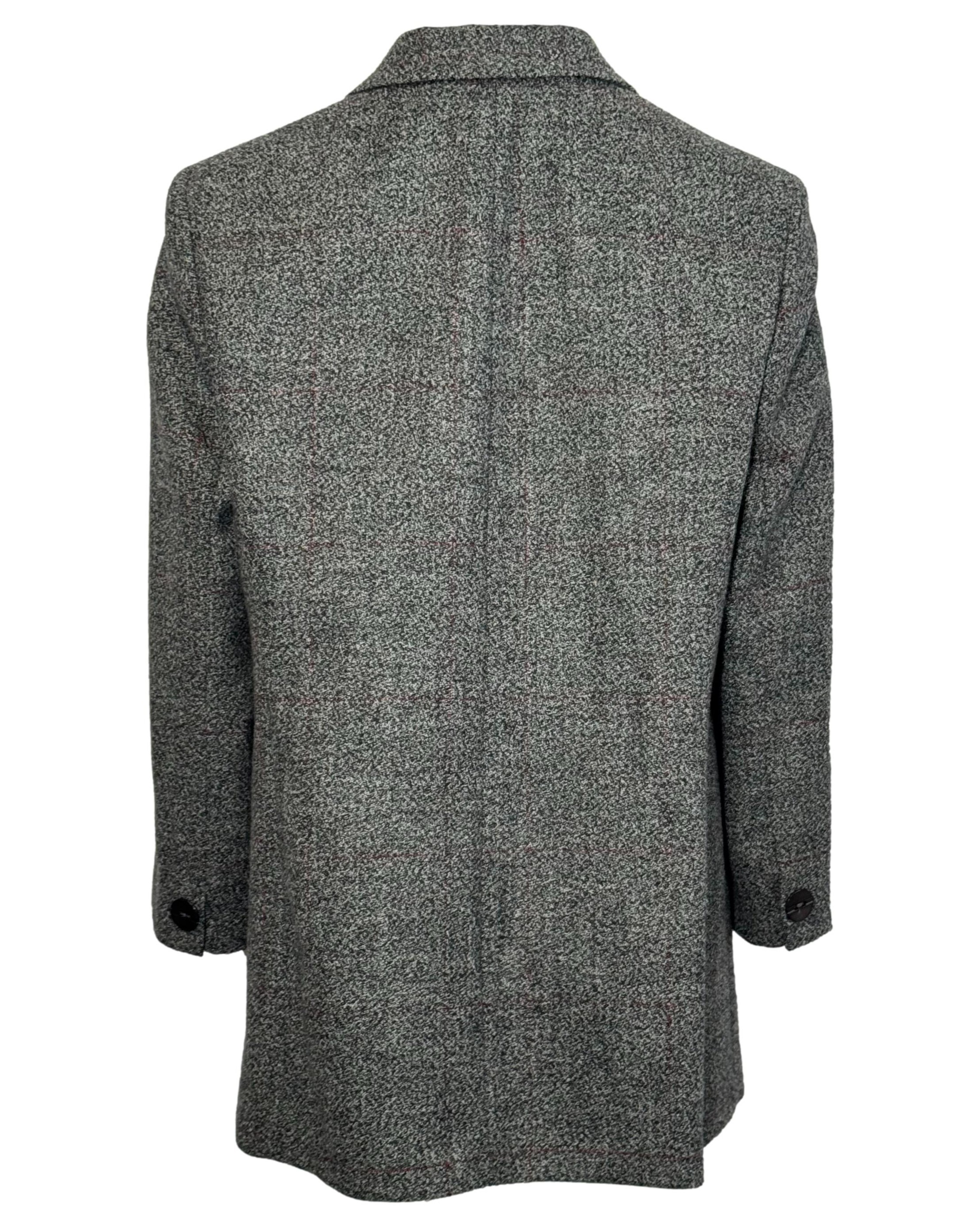 Pilkas vilnos mišinio HELLA švarkas, XL