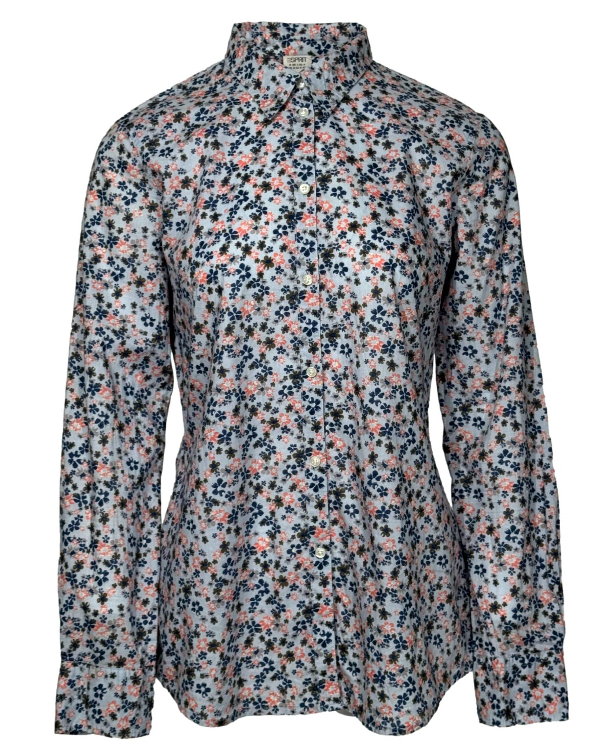 Mėlyni raštuoti ESPRIT marškiniai, L