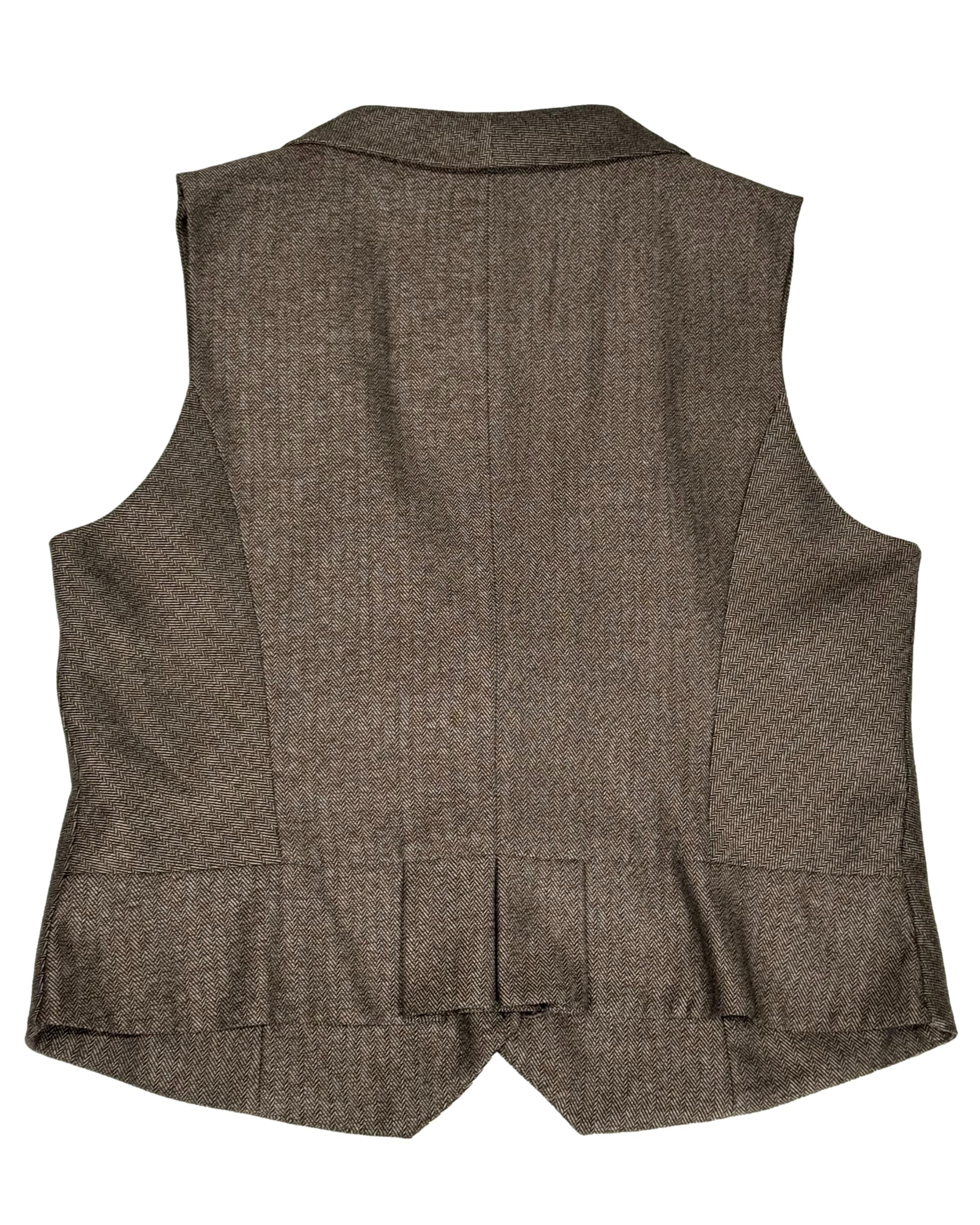 Ruda vilnos mišinio TARA liemenė, XL