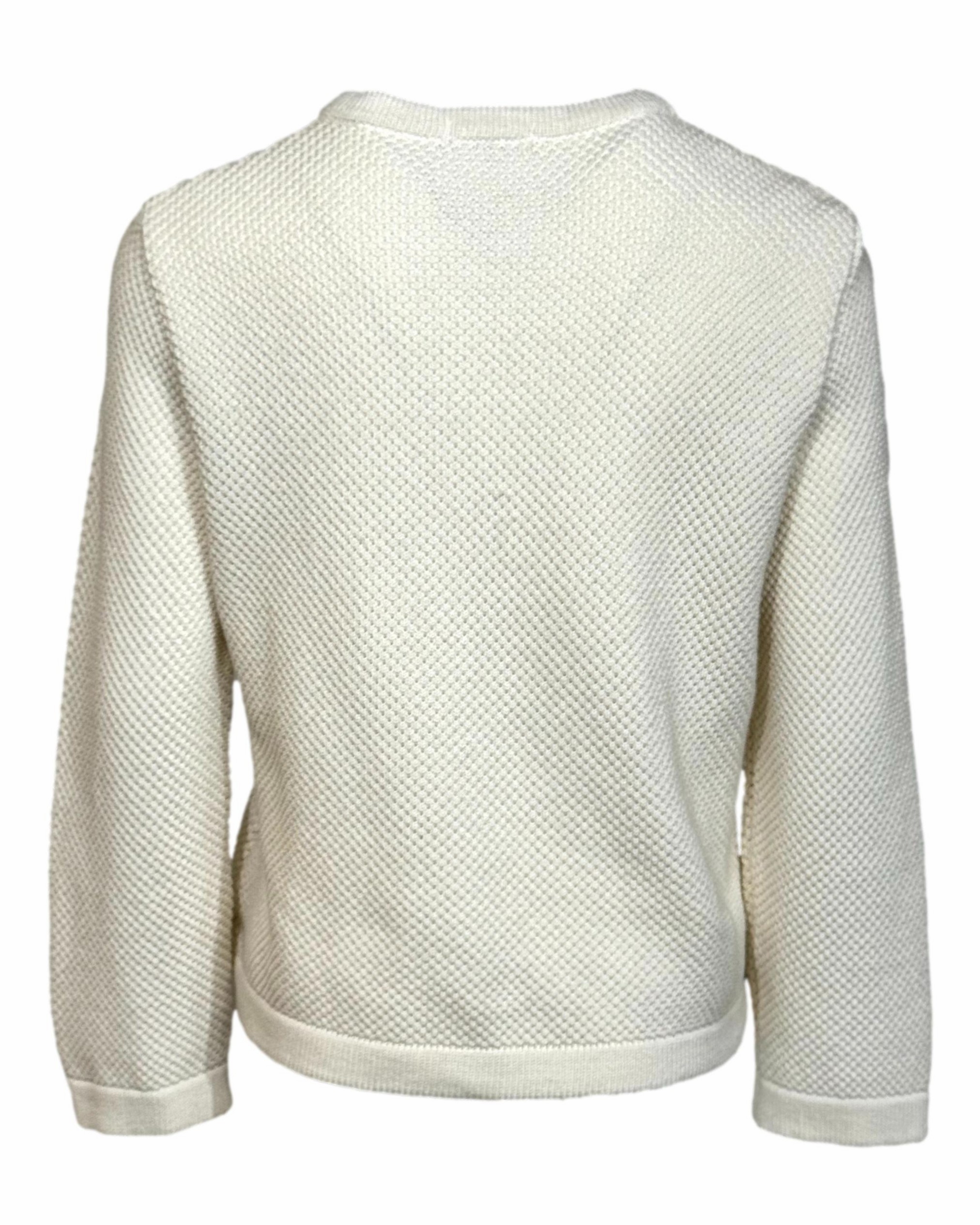 Baltas F&D megztinis, S