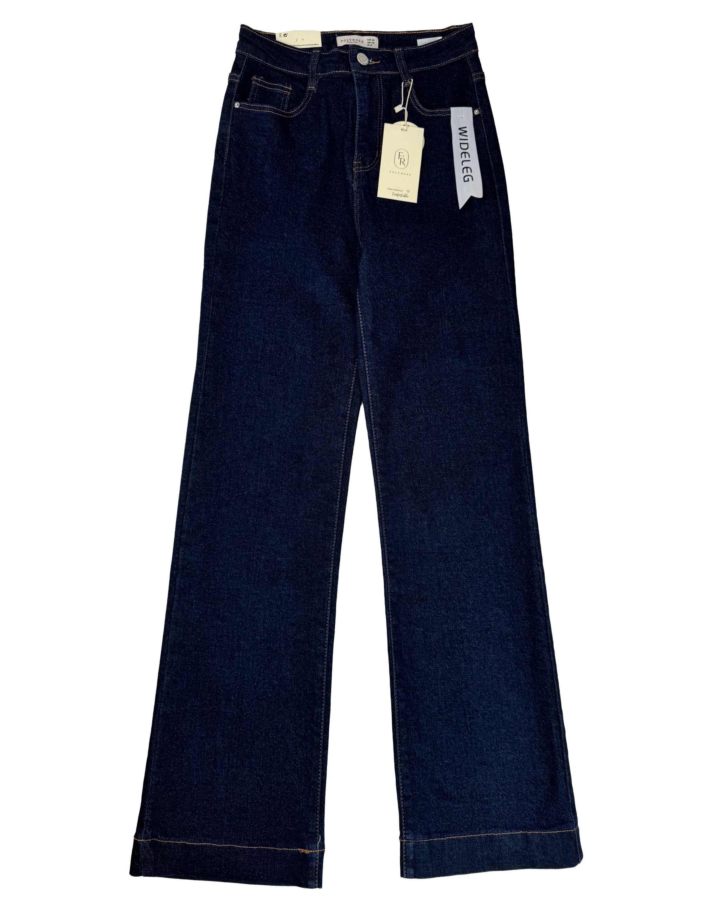 Mėlyni FOLYROSE džinsai, M