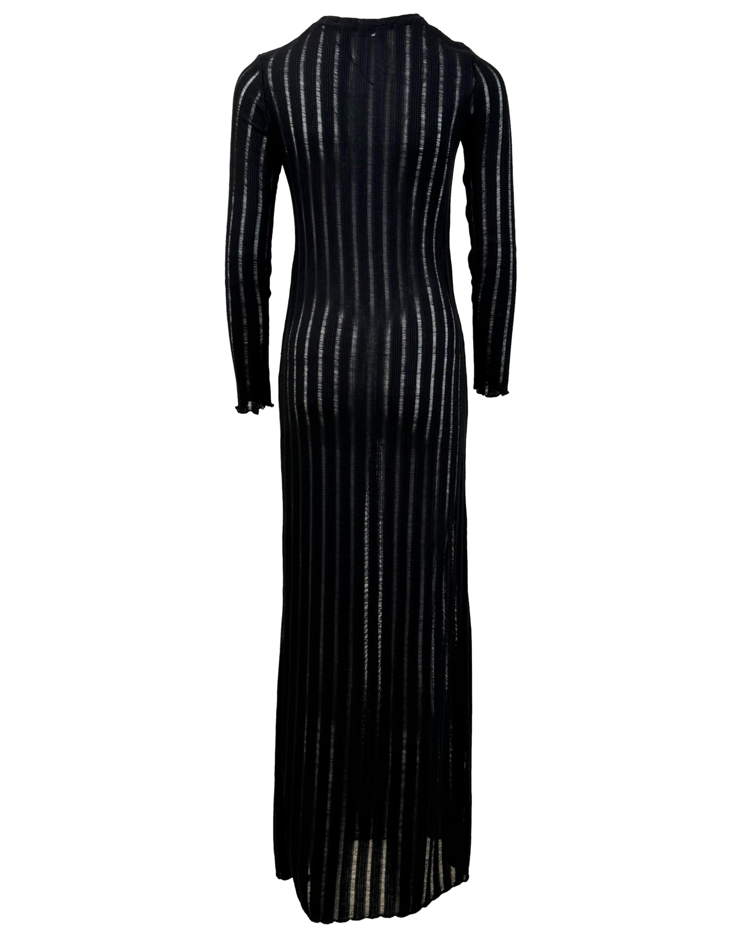 Juoda megzta BERSHKA suknelė, S