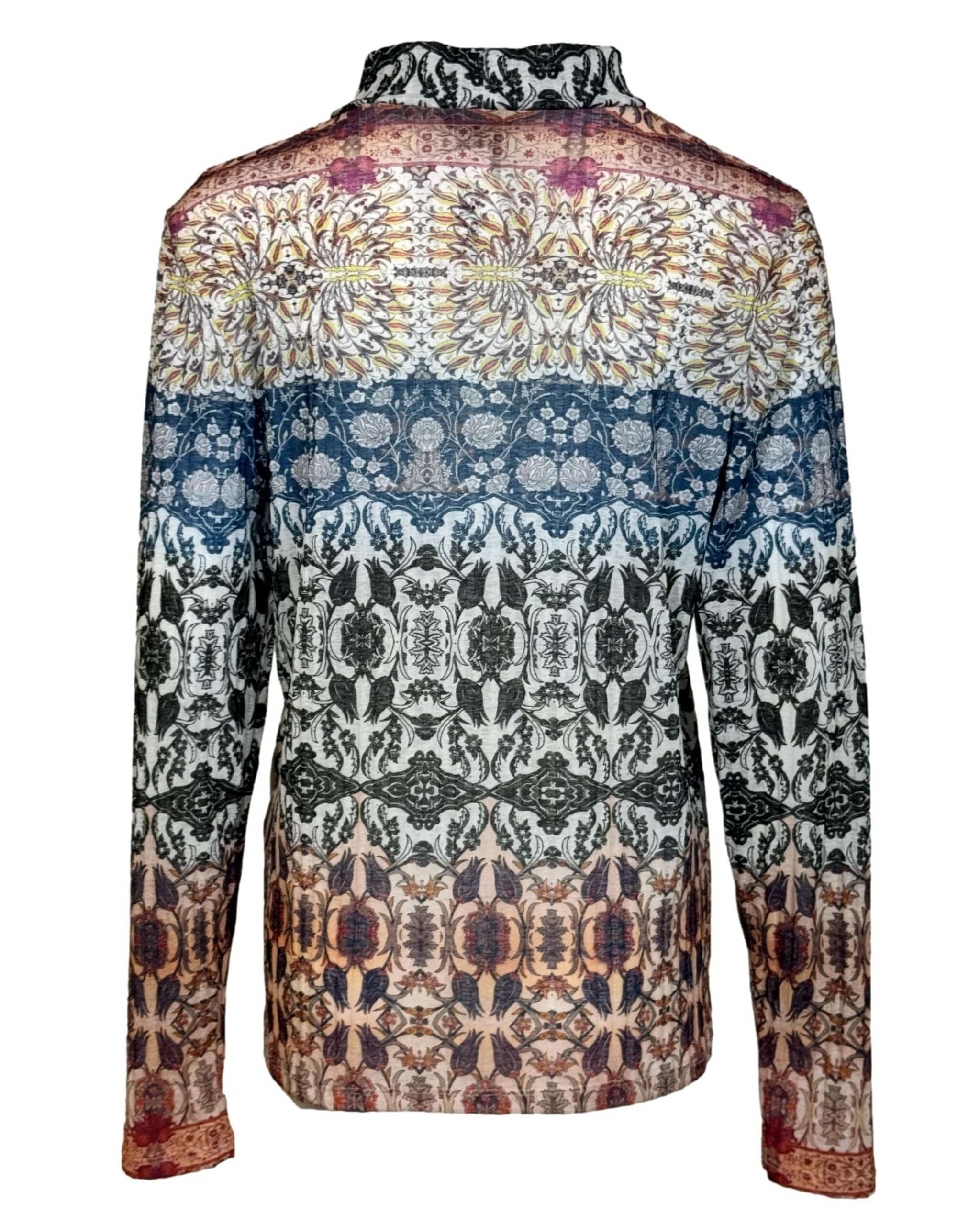 Įvairiaspalvė raštuota LINDEX palaidinė, L