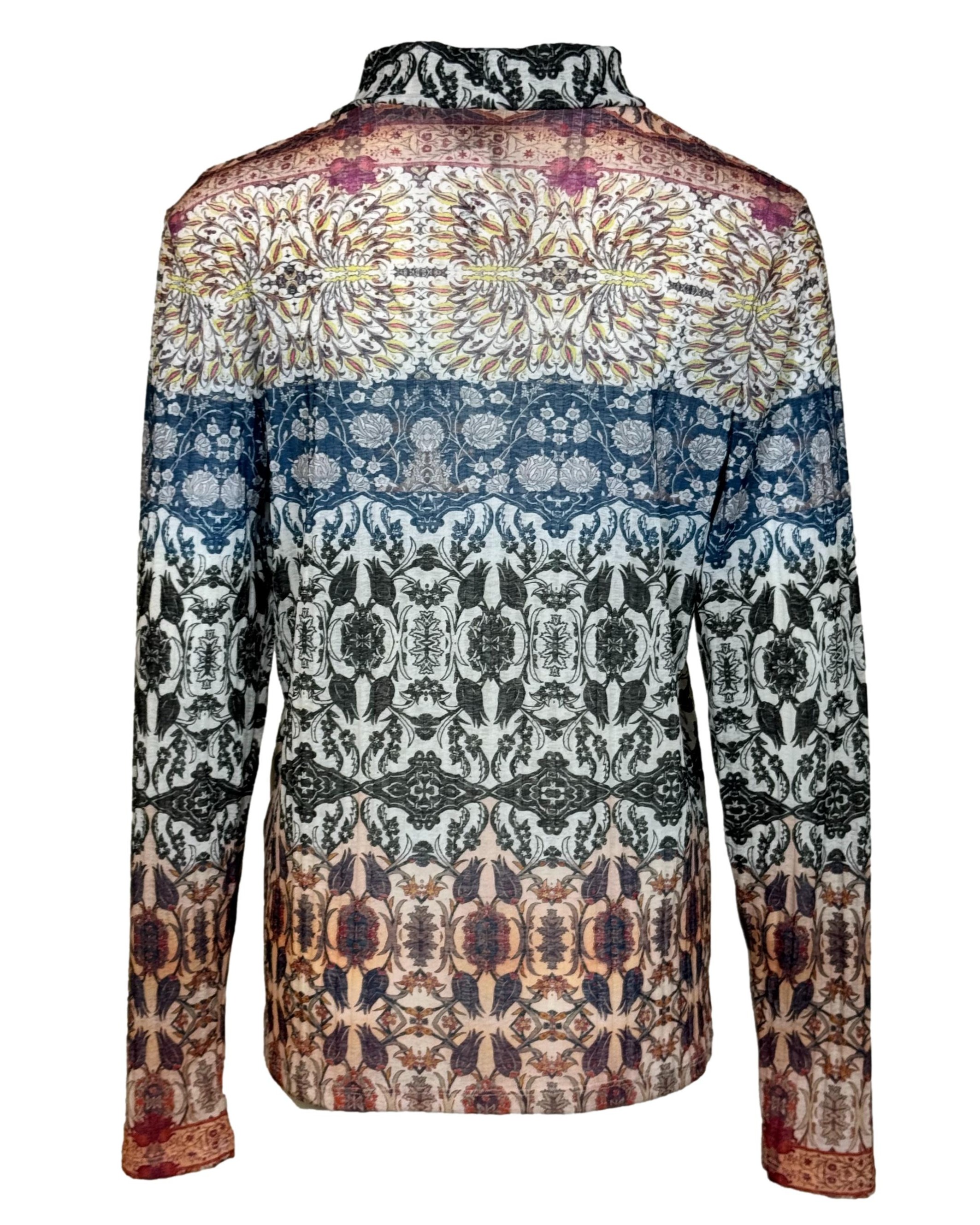 Įvairiaspalvė raštuota LINDEX palaidinė, L