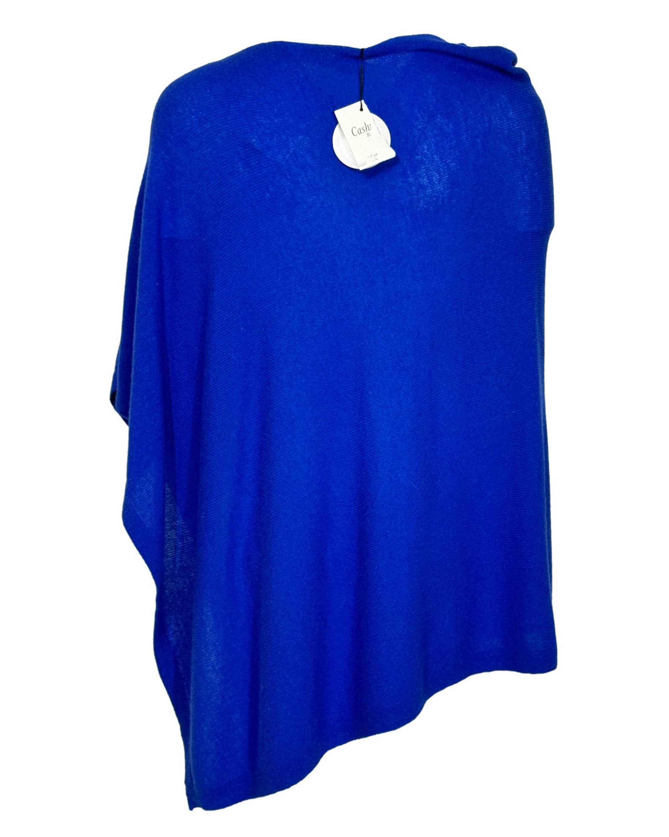 Mėlynas vilnos mišinio CHRISTINE BOUTIQUE pončas