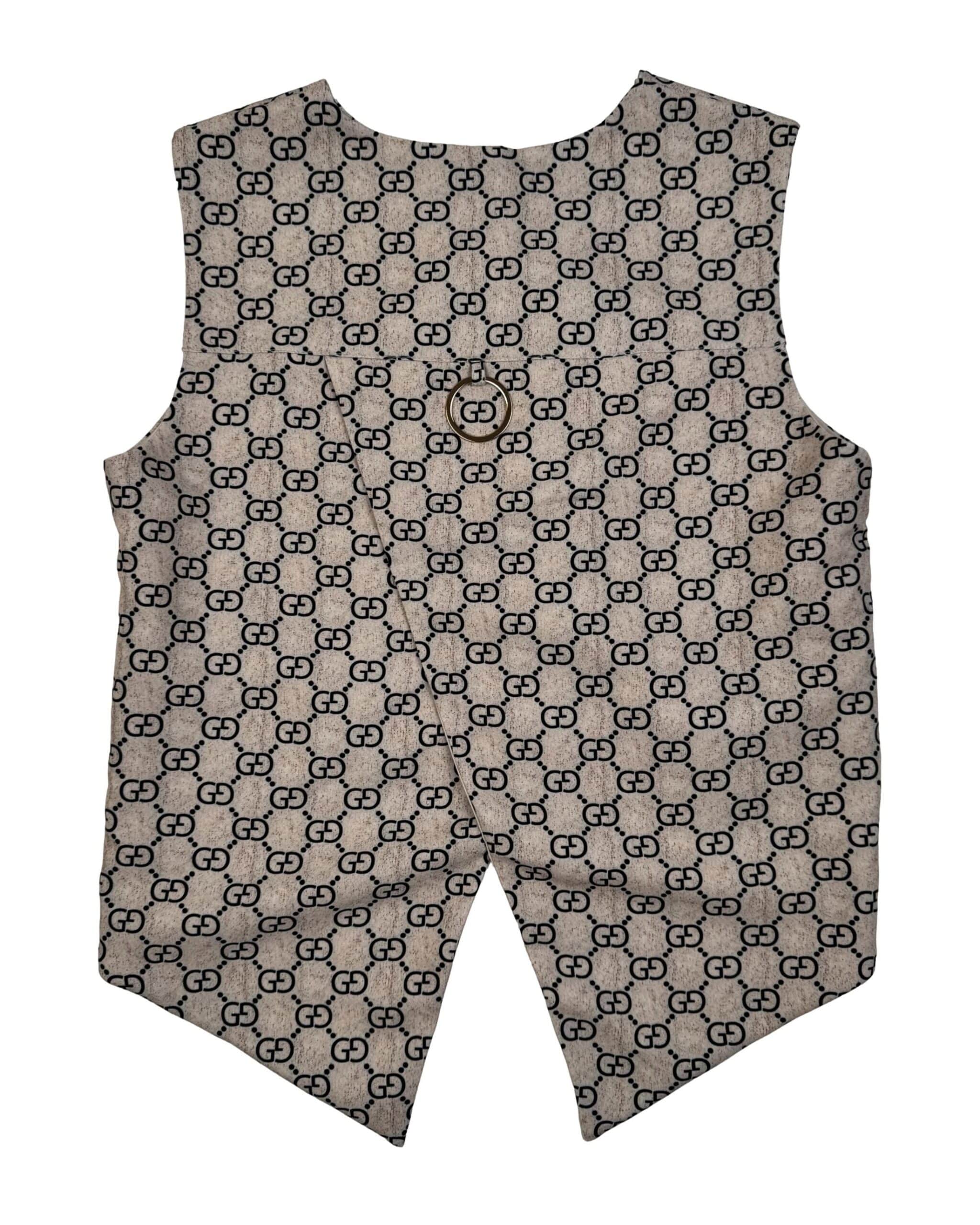 Smėlio spalvos raštuota TERESA liemenė, L