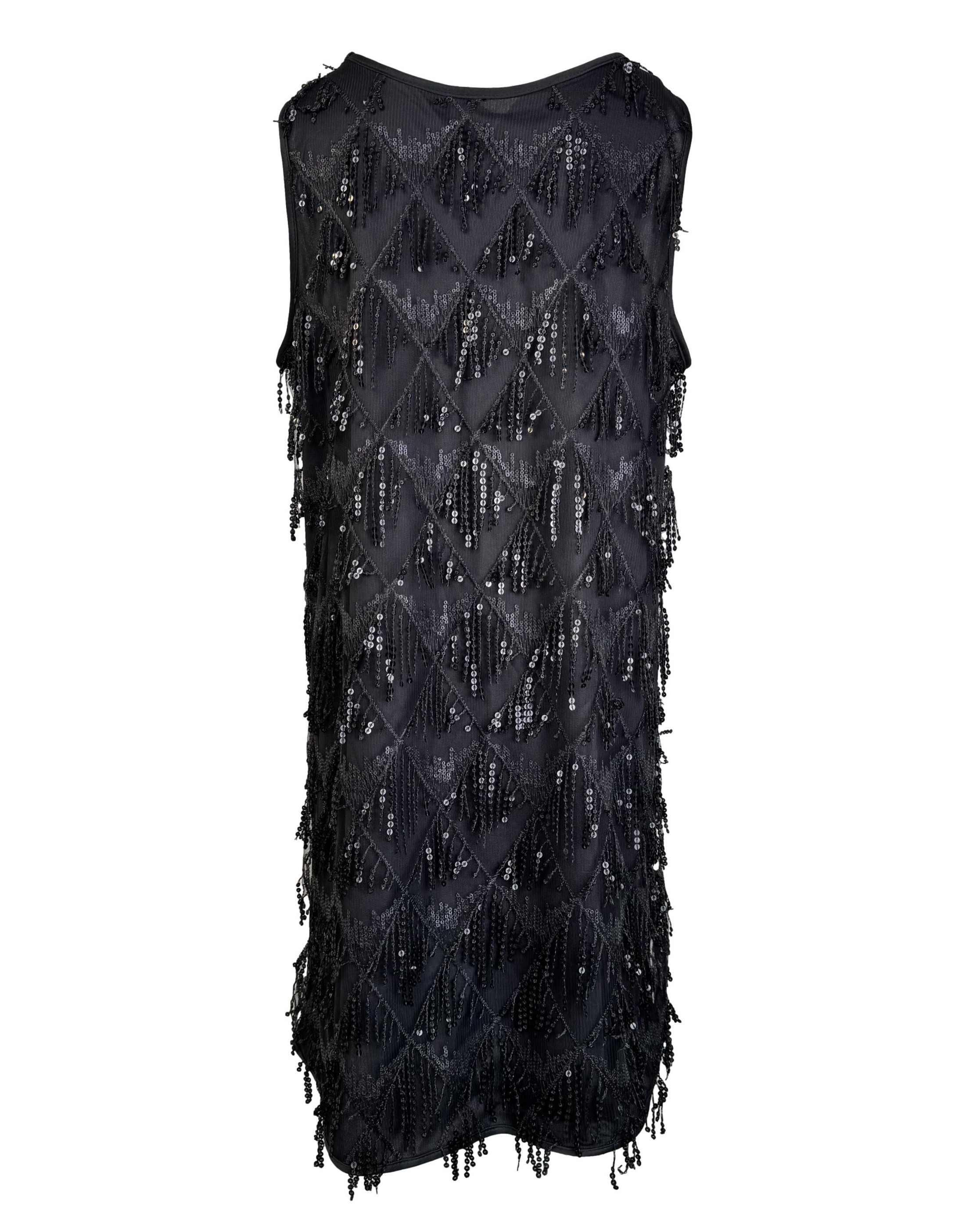 Juoda blizgi suknelė, L