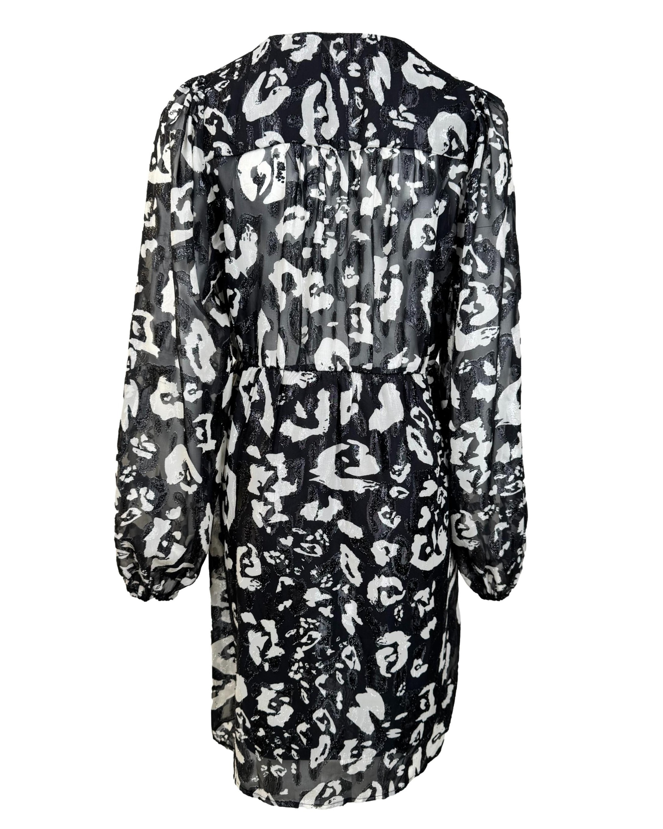 Juoda raštuota ONLY suknelė, M