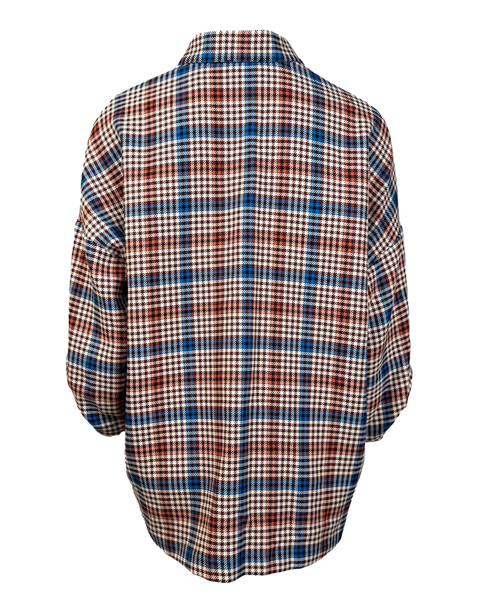 Įvairiaspalvė languota BY KATE palaidinė, XXL