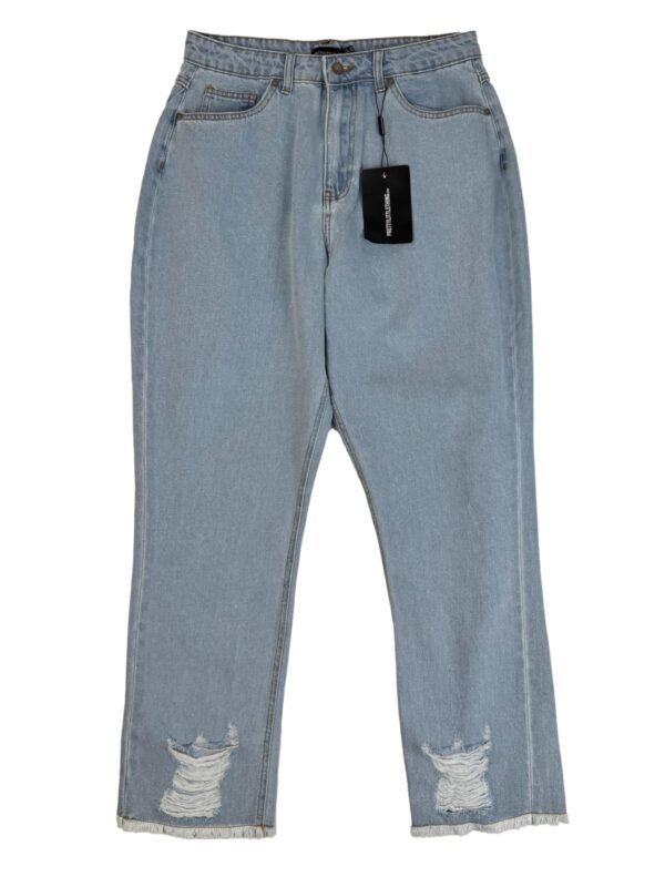 Mėlyni PRETTY LITTLE THING džinsai, L, NAUJI