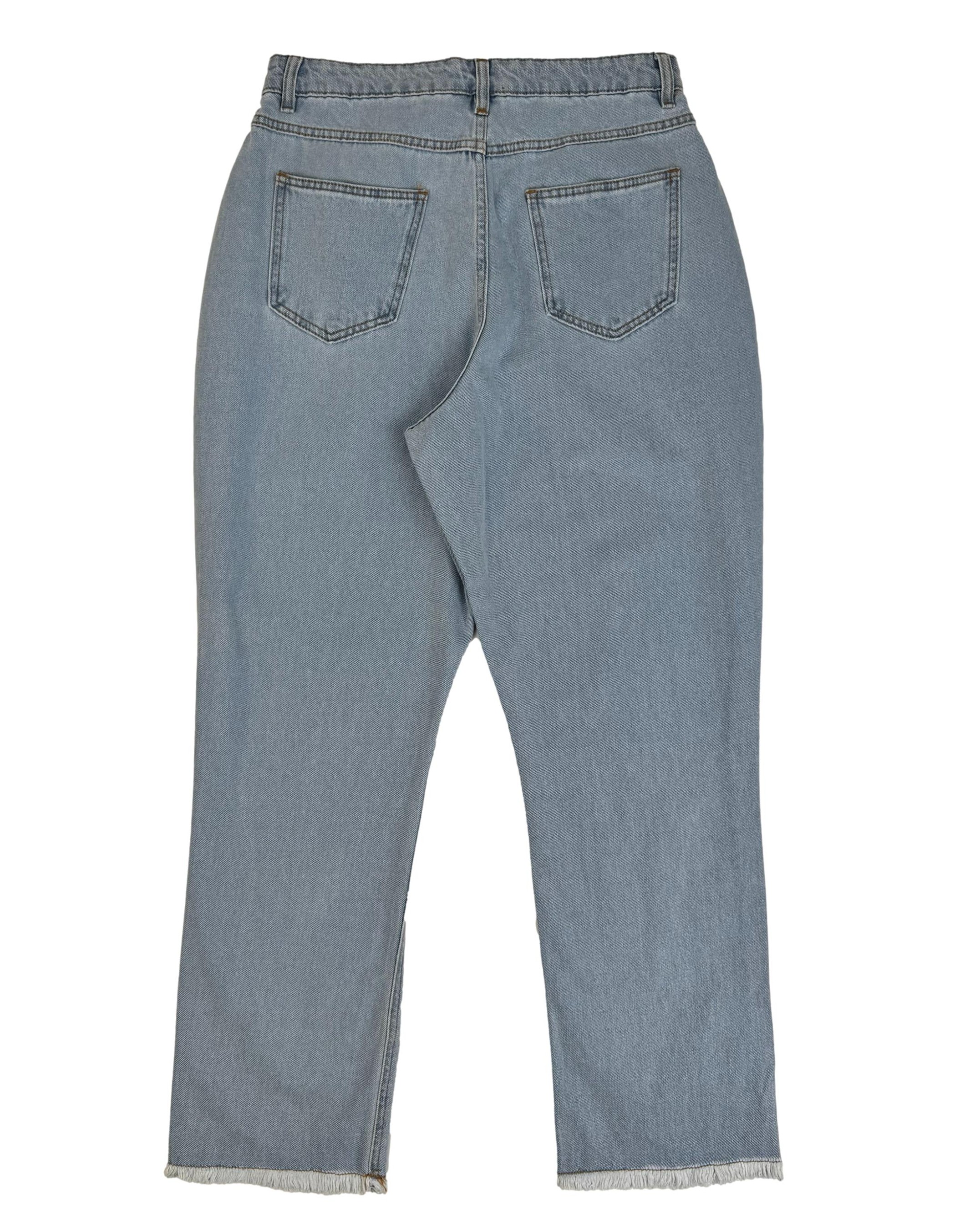 Mėlyni PRETTY LITTLE THING džinsai, L, NAUJI