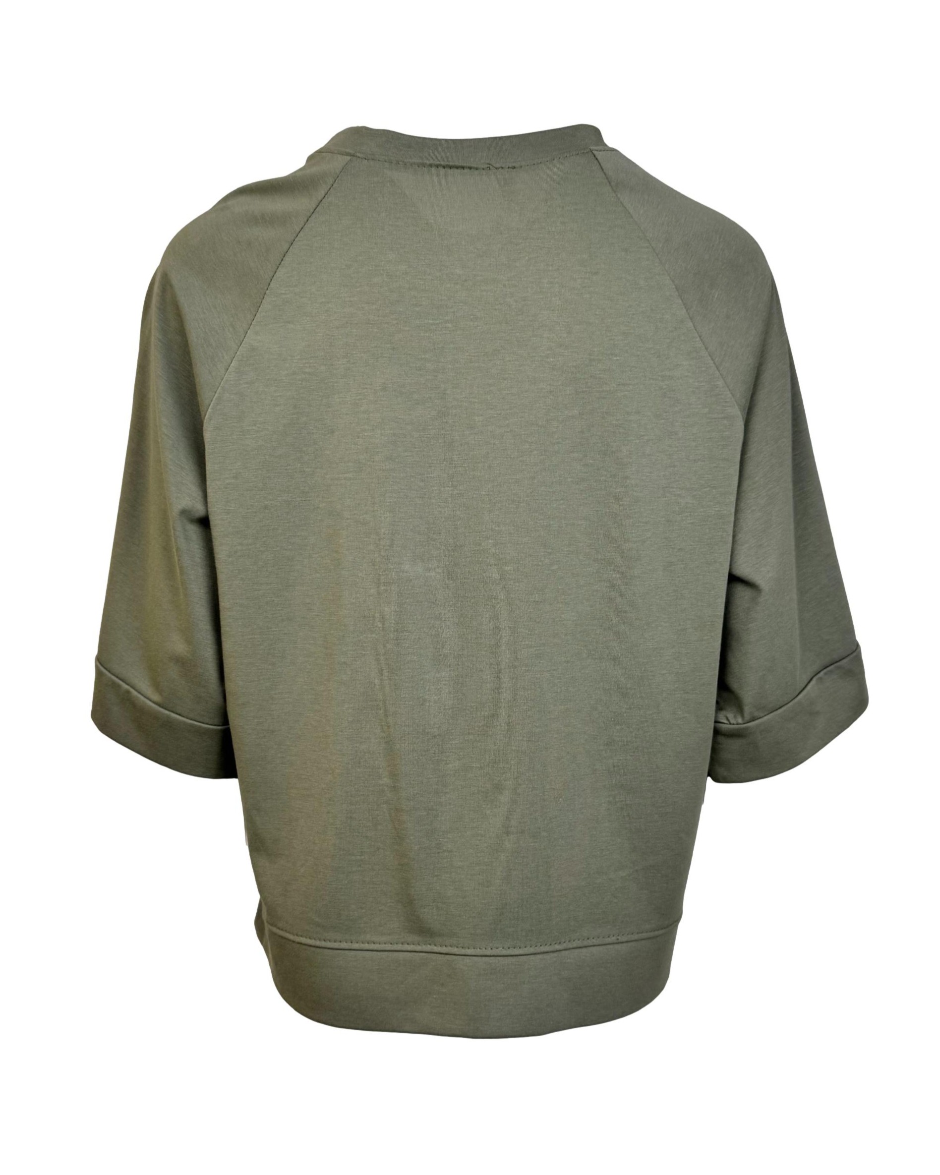 Chaki spalvos marškinėliai, L