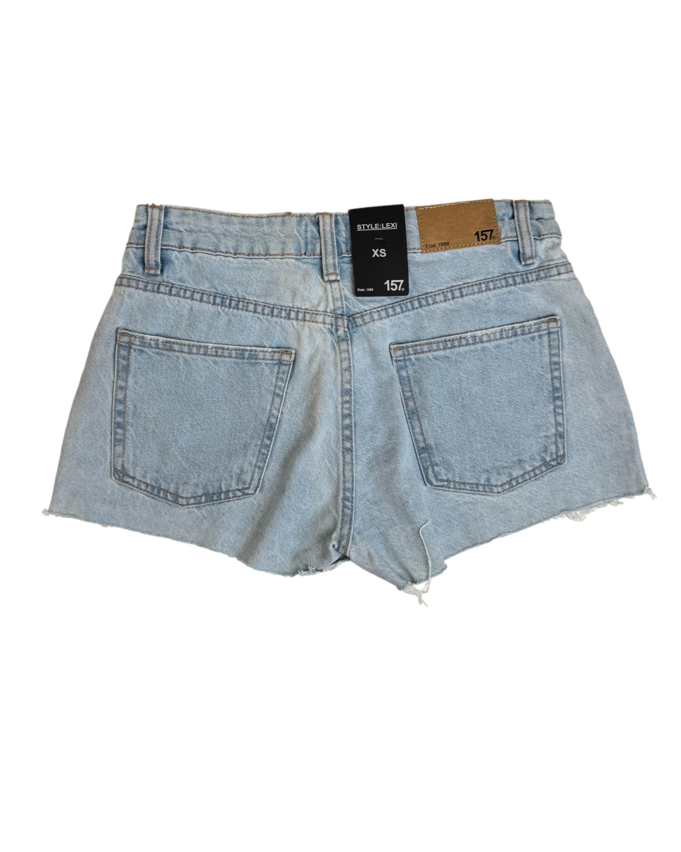 Mėlyni džinsiniai 157 šortai, XS, NAUJI