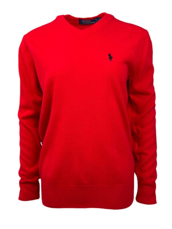 Raudonas POLO BY RALPH LAUREN megztinis, L