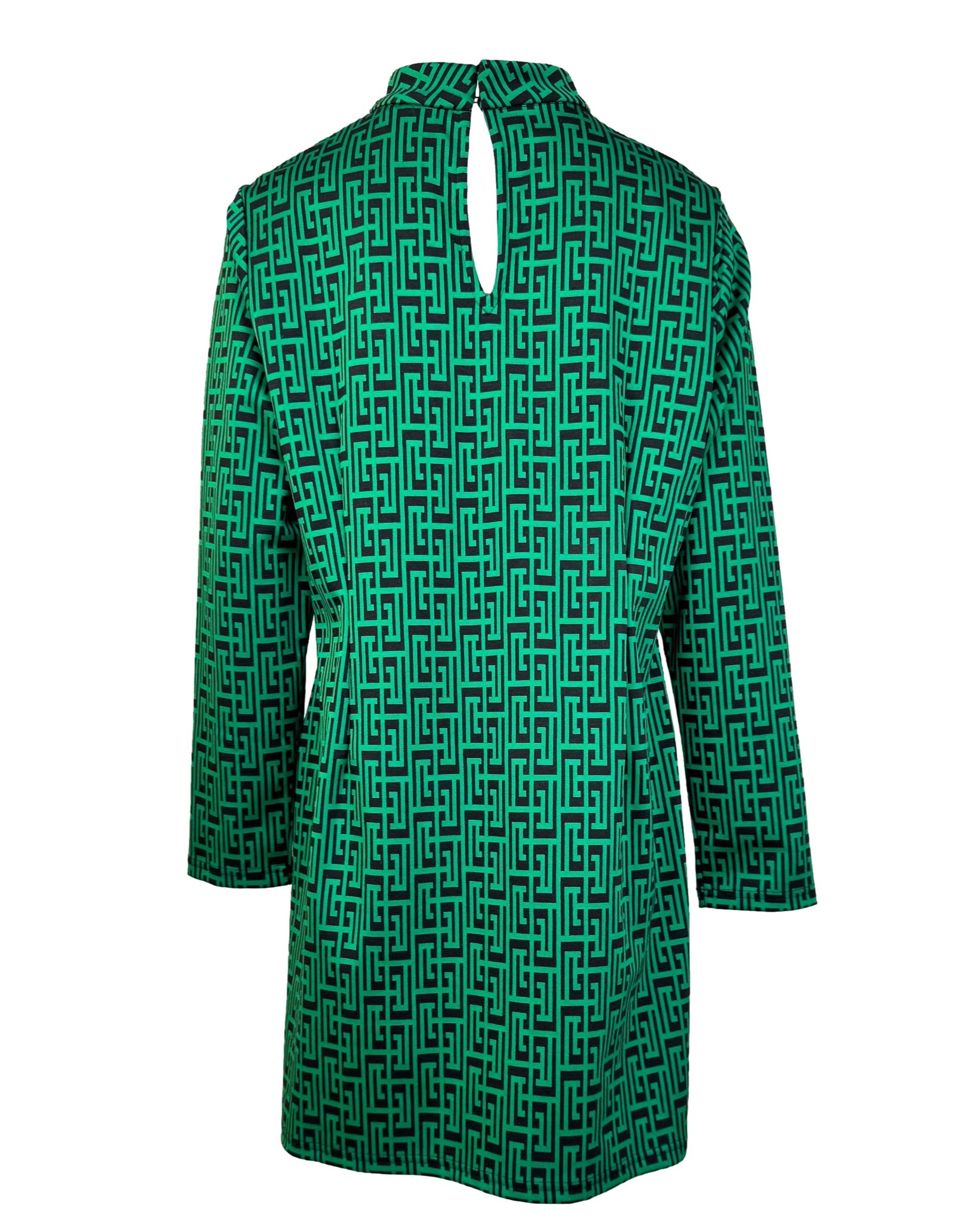 Žalia raštuota NEW LOOK suknelė, XL, NAUJA