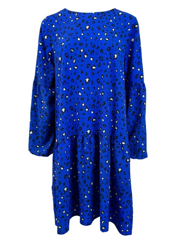 Mėlyna raštuota LIPO LIPO suknelė, L