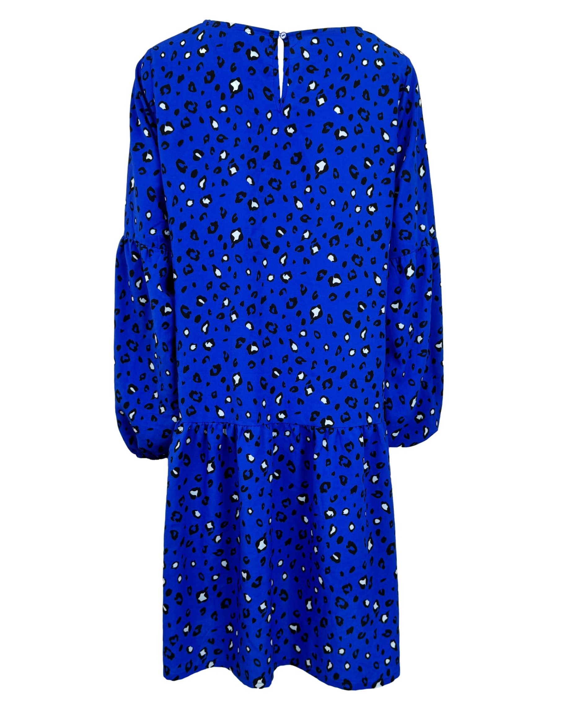 Mėlyna raštuota LIPO LIPO suknelė, L