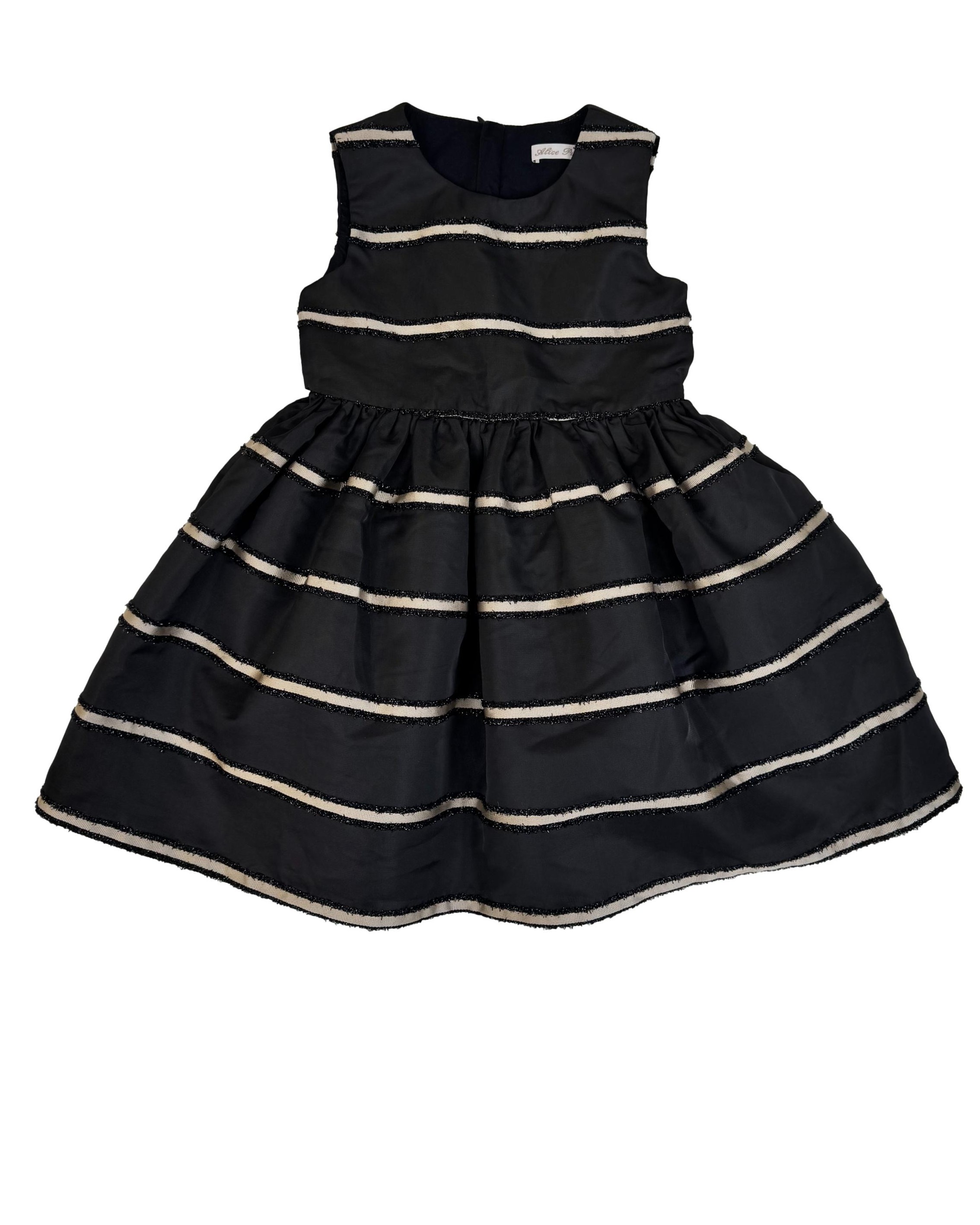 Juoda vaikiška ALICE PI suknelė, 104 cm.