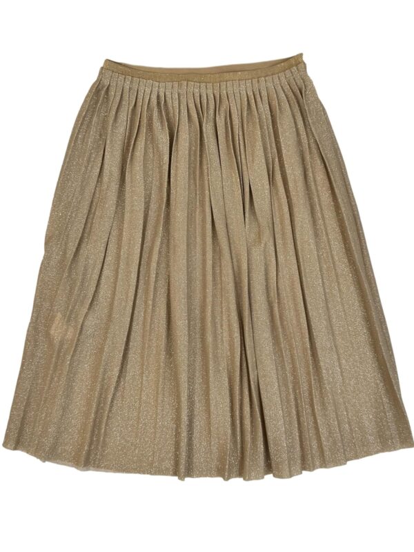 Aukso spalvos vaikiškas ZARA sijonas, 10 m.