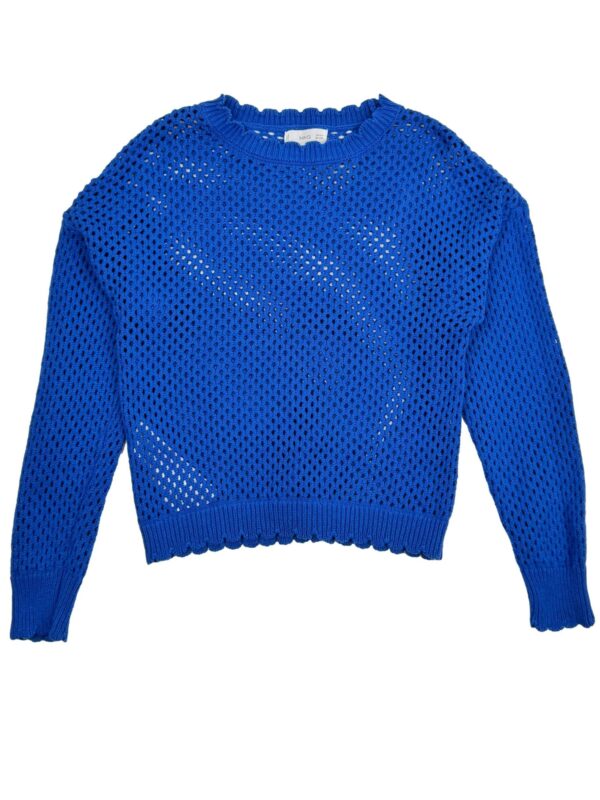 Mėlynas vaikiškas MANGO megztinis, 140 cm.