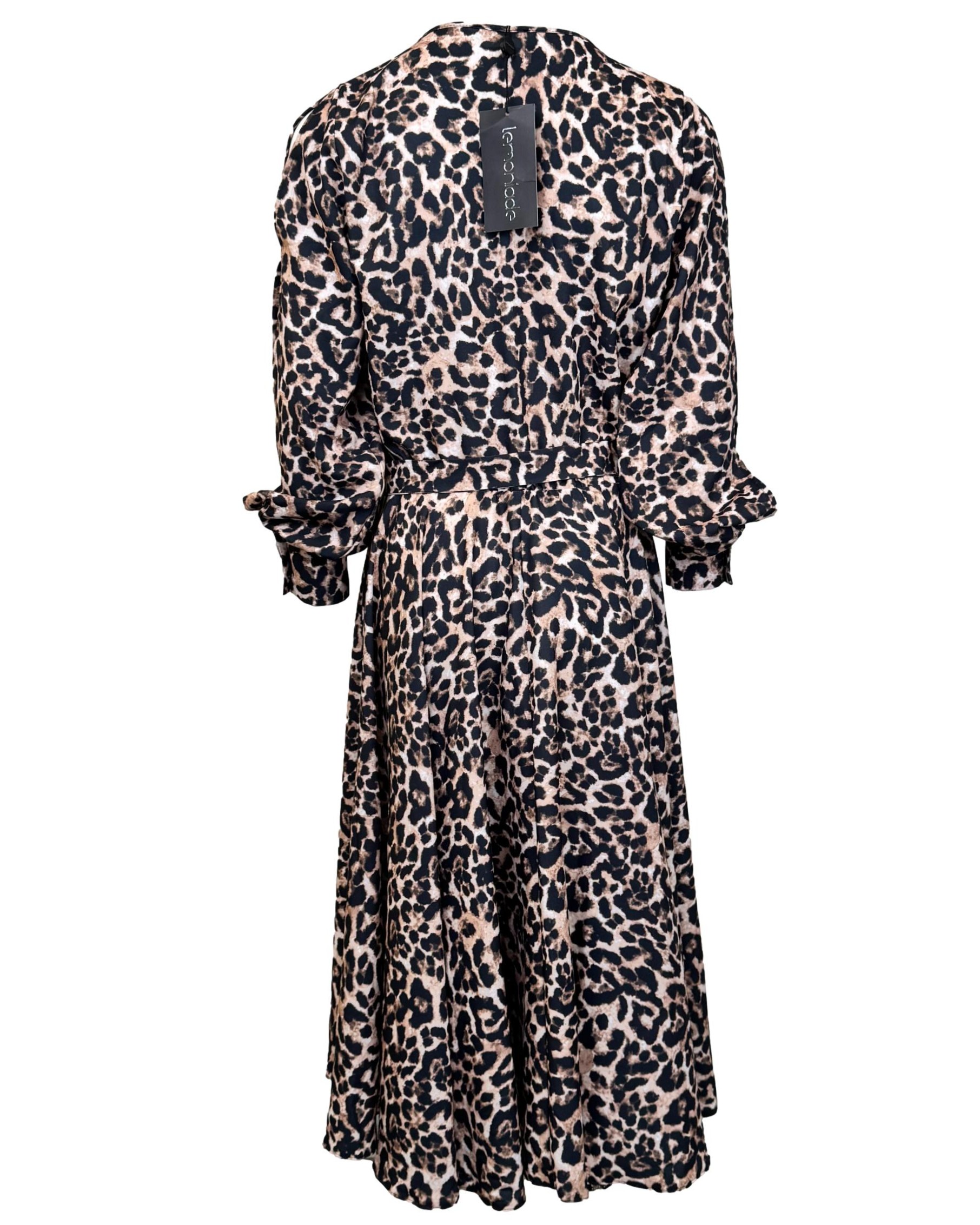 Gyvūno rašto LEMONIADE suknelė, L, NAUJA