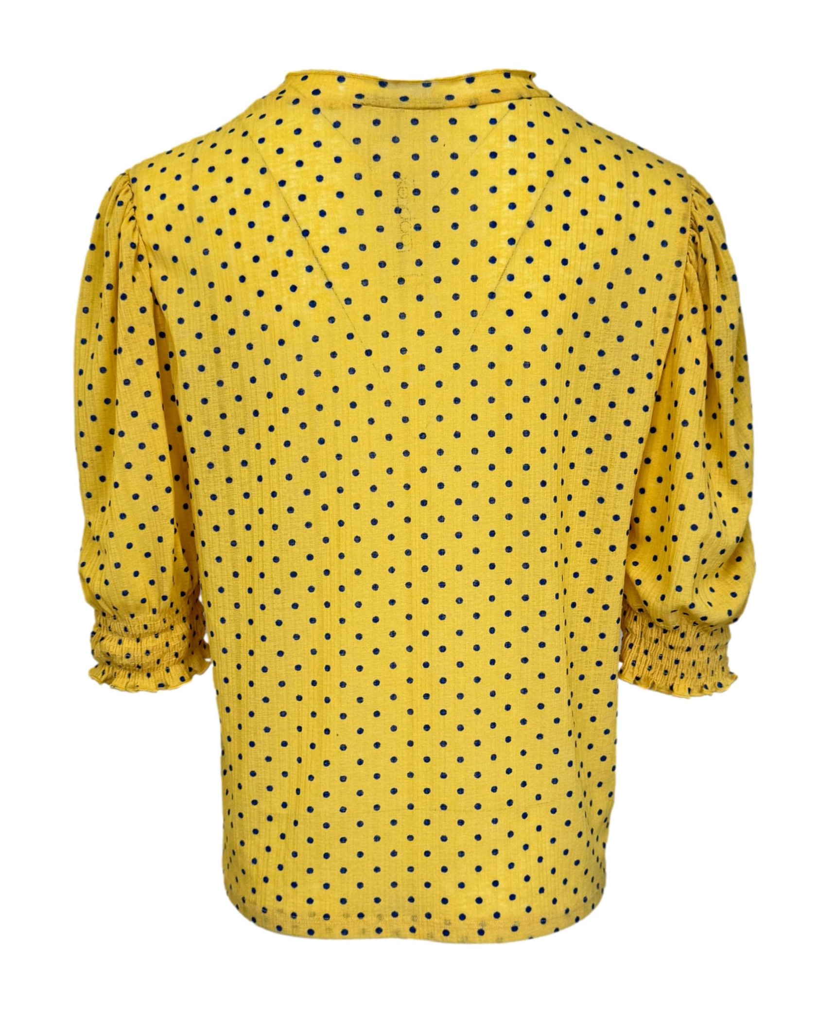 Geltona taškuota ZARA palaidinė, M