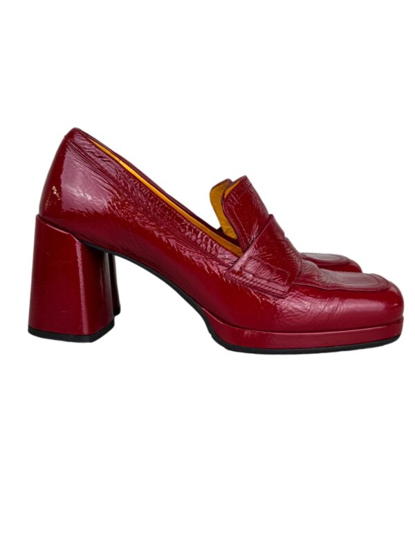 Raudoni odiniai MARA BINI aukštakulniai batai, 40 dydis