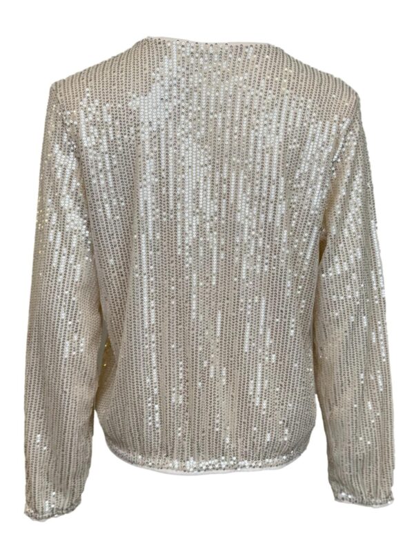 Smėlio spalvos blizgus džemperis , M