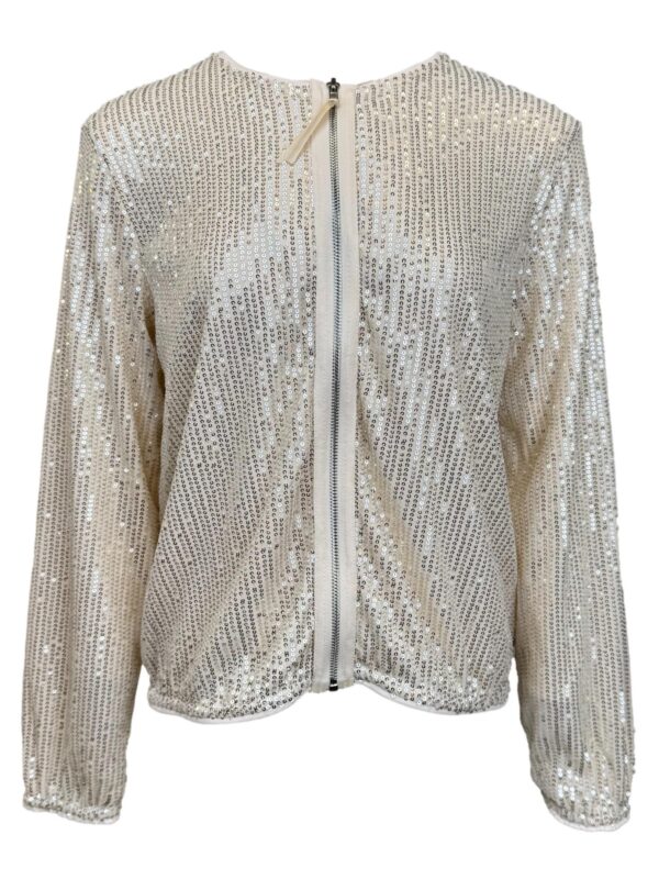 Smėlio spalvos blizgus džemperis , M