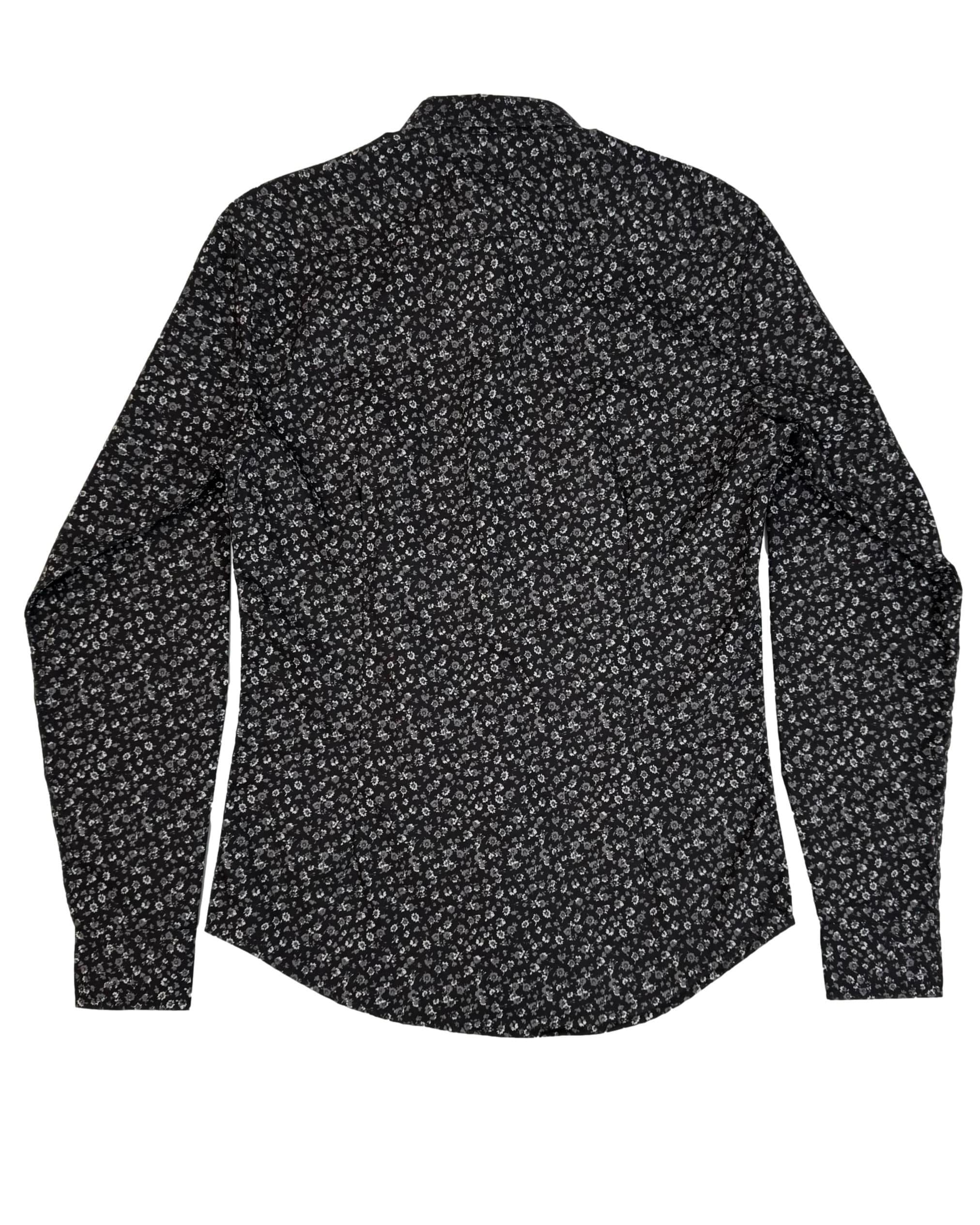 Vyriški juodi raštuoti SMOG marškiniai, S, NAUJI