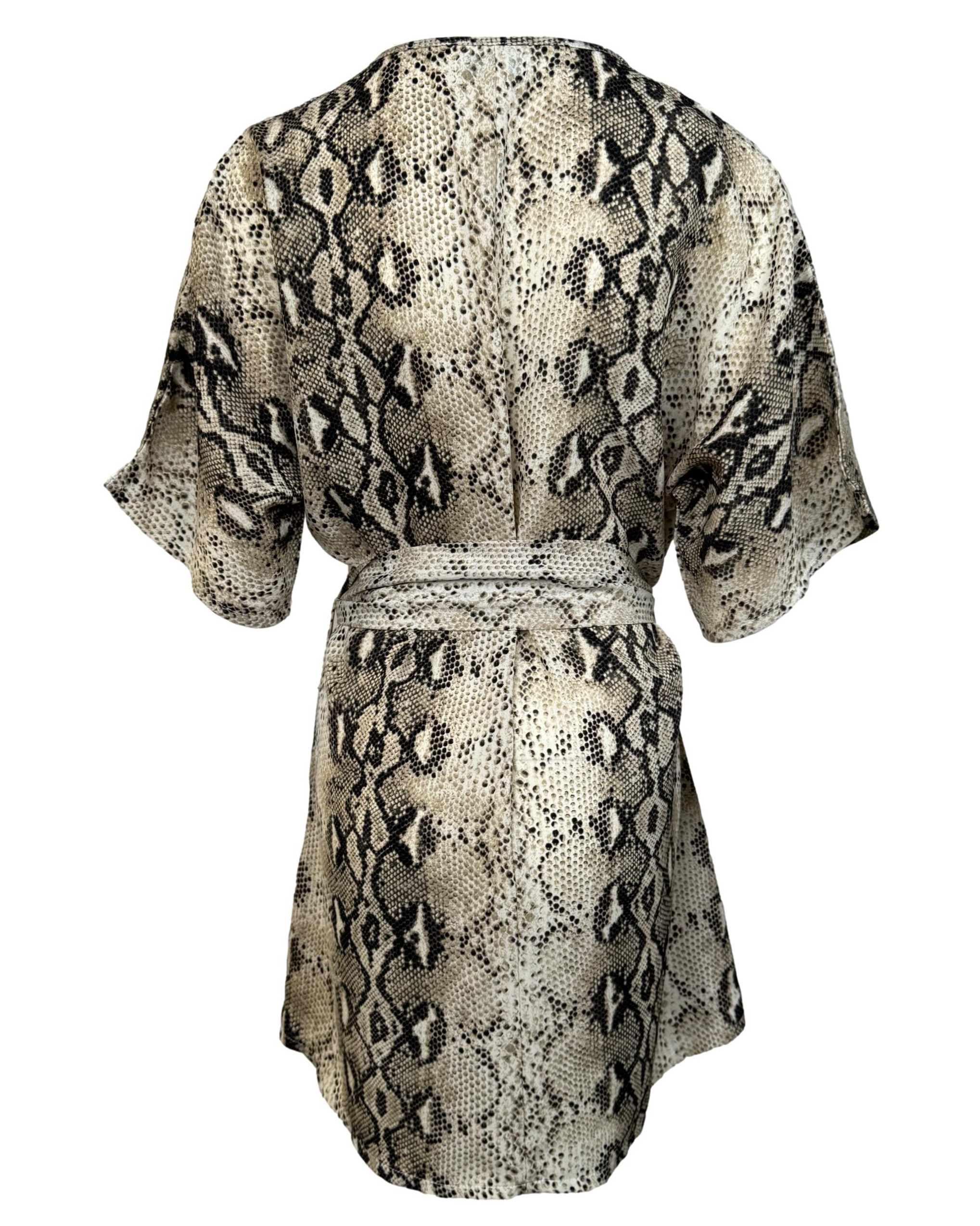 Gyvatės odos rašto BLUE VANILLA suknelė, S