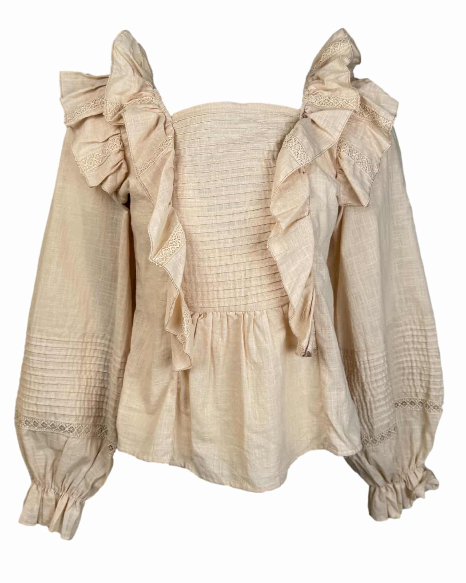 Smėlio spalvos FLAM MODE palaidinė, M, NAUJA