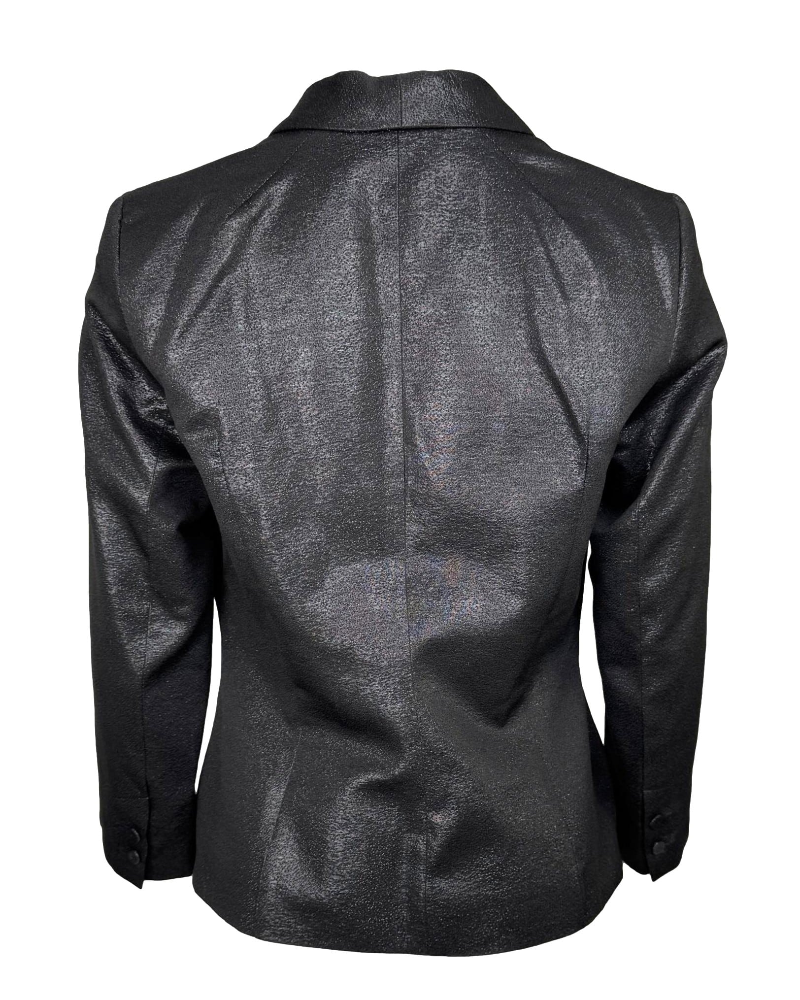 Juodas blizgus MUNTHE švarkas, S/M