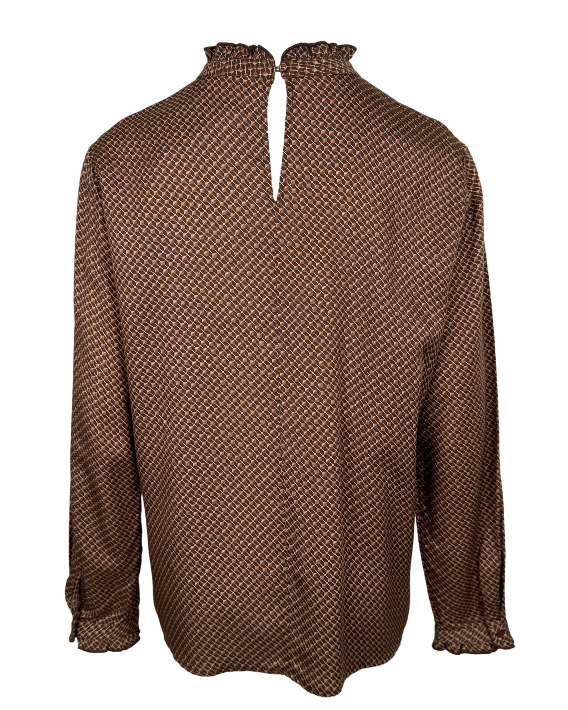 Ruda raštuota YAYA palaidinė, L