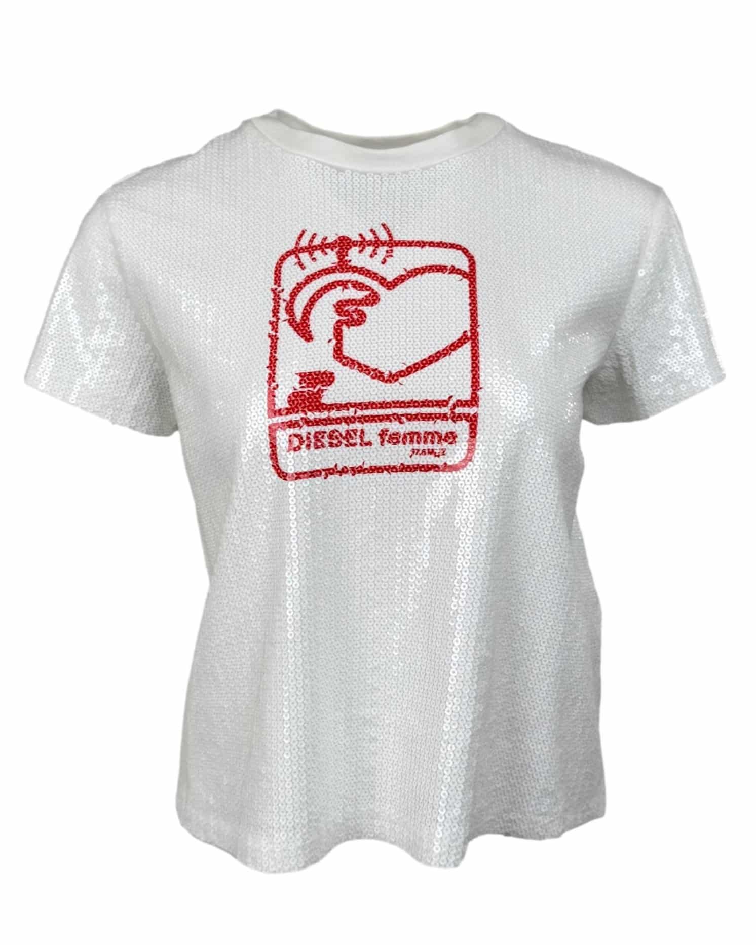 Balti DIESEL marškinėliai, M